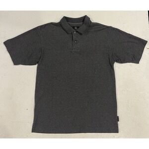 Vintage Nike Golf Polo Shirt Men's Small Gray Single Stitch Dri Fit Short Sleeve